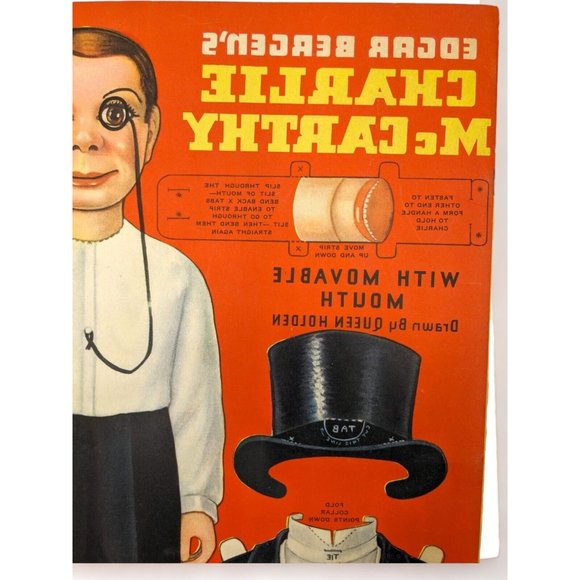 Edgar Bergan's Charlie McCarthy Paper Doll Book #995 (Whitman, 1938) - Picture 2 of 7